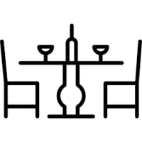 Brasserie située à 500 mètres de Suite en Terrasse, chambres d’hôtes à Cognac, accessible à pied.